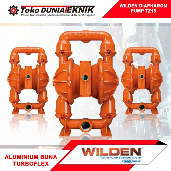 WILDEN DIAPHARGM PUMP TZ15 ALUMINIUM BUNA TURBOFLEX