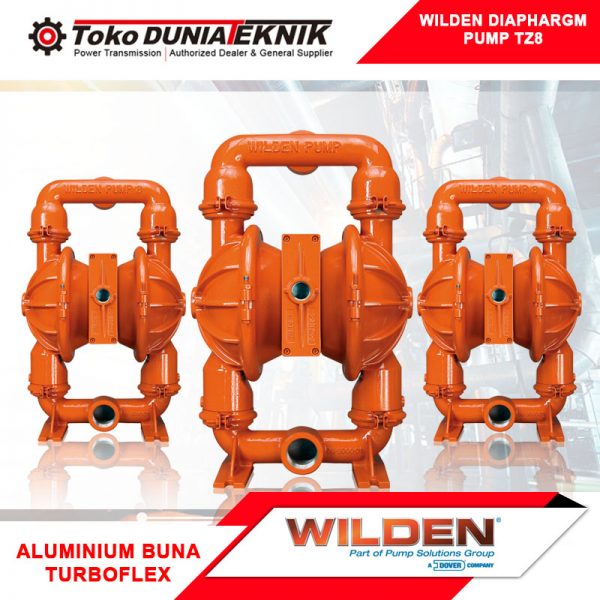 WILDEN DIAPHARGM PUMP TZ8 ALUMINIUM BUNA TURBOFLEX